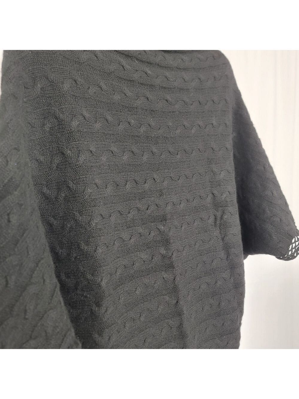 Cashmere Black Shrug Sweater #1497 - Picture 10 of 11